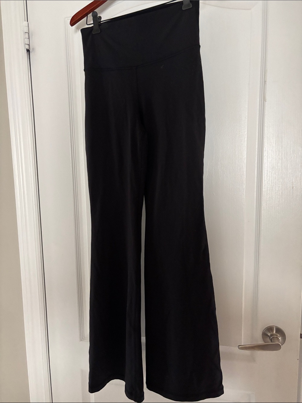 TNA Black High-Rise Wide Leg Track Pants